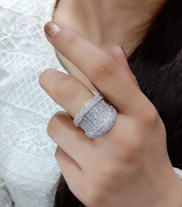 Jewelo American Diamond Ring