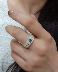 Jewelo American Diamond Ring