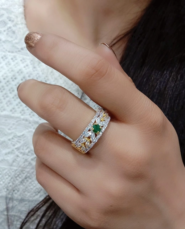 Jewelo American Diamond Ring