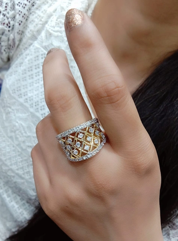 Jewelo American Diamond Ring