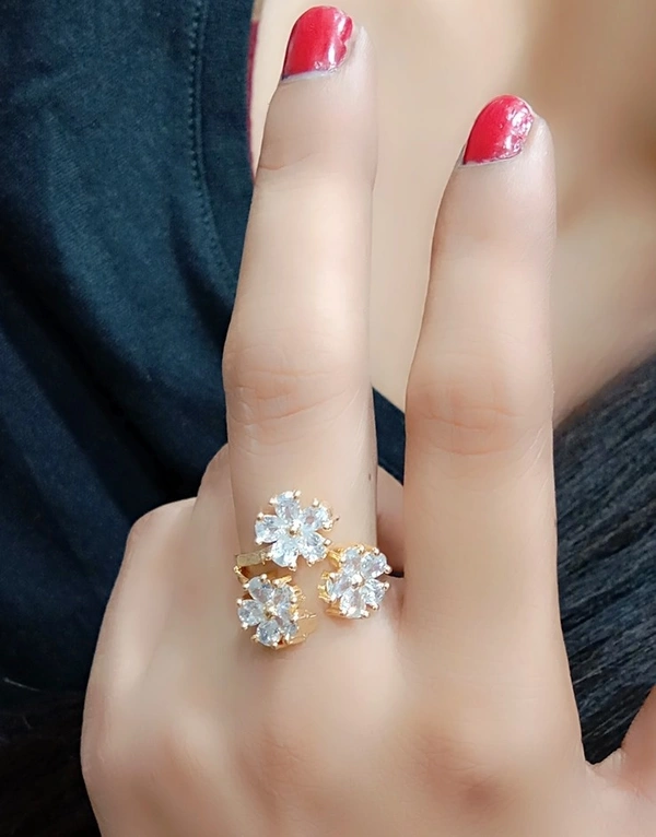 Jewelo American Diamond Ring