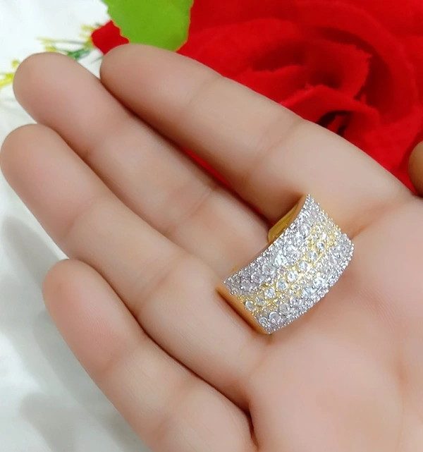 Jewelo American Diamond Ring
