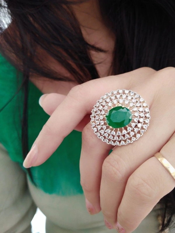 Jewelo American Diamond Ring