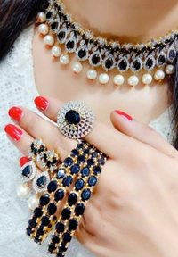 Jewelo American Diamond Combo Set