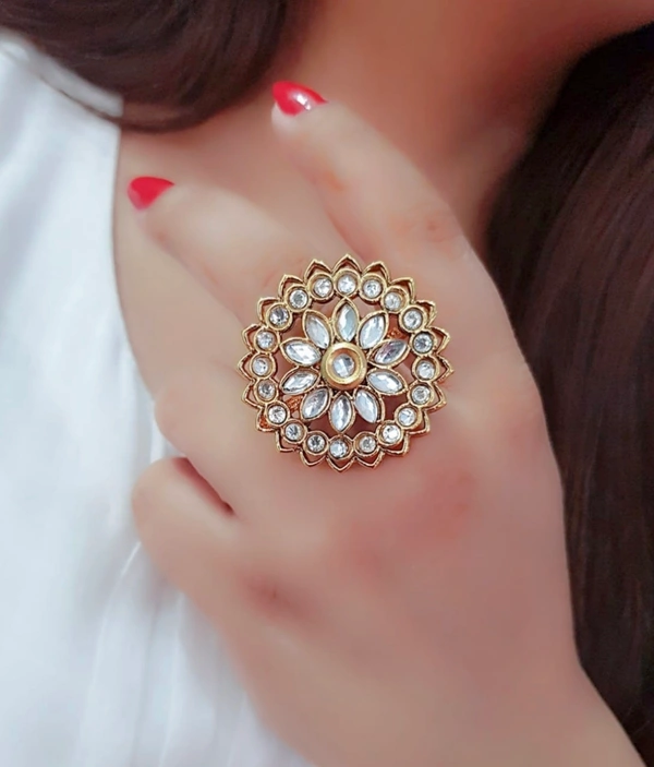 Jewelo American Diamond Ring