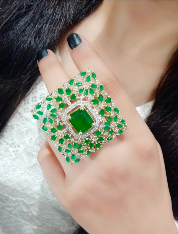 Jewelo American Diamond Ring