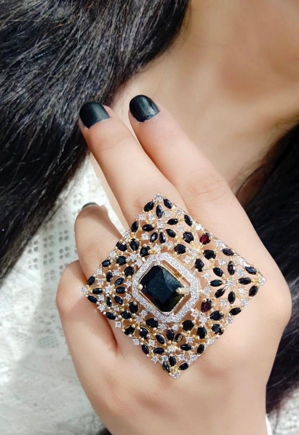 Jewelo American Diamond Ring