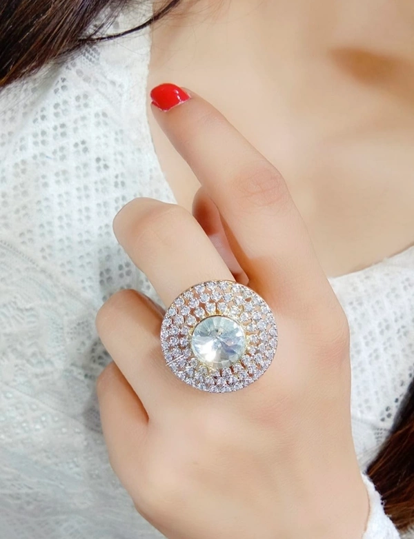 Jewelo American Diamond Ring