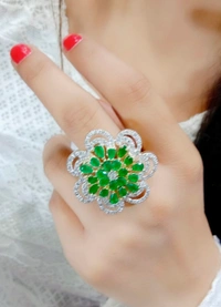 Jewelo American Diamond Ring - Free