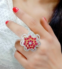 Jewelo American Diamond Ring - Free