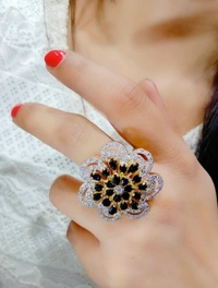 Jewelo American Diamond Ring - Free