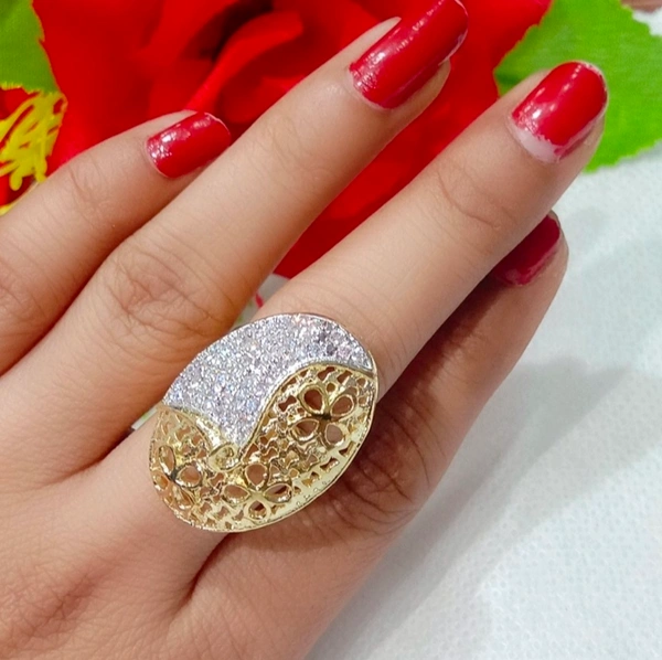 Jewelo American Diamond Ring