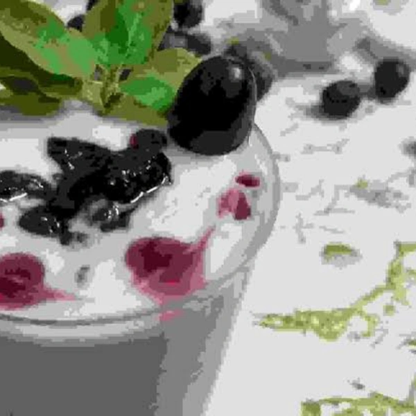 Black Current Lassi