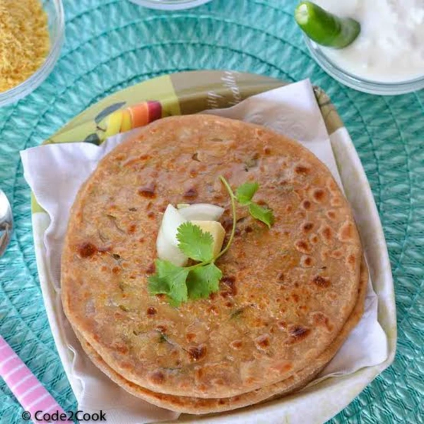Sev Masala Paratha