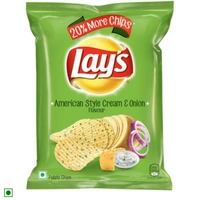 LAYS Chips Cream & Onion - 28 GM
