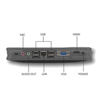Mini PC - S10 with Intel Atom Z8350 CPU, 4GB RAM, 64GB eMMC, WiFi, BT and Licensed Windows 10 Pro