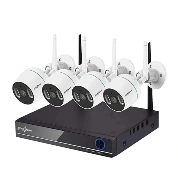 NVR1080P 2 MP Auto-Pair Wireless 4 Channel HD WiFi NVR Kit with 4X1080p HD Outdoor/Indoor IP65 Waterproof Wireless IP Security Cameras (4 Cameras)53%off