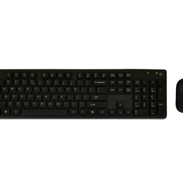 Wireless Keyboard And Mouse Combo. (Black)  - Black