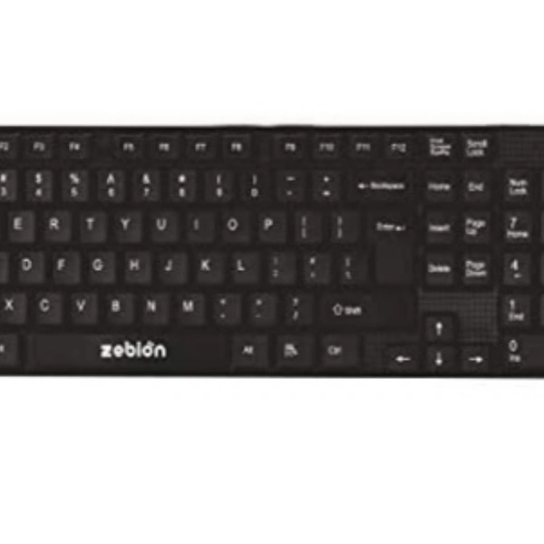 ZEBION K200 USB Keyboard Wire - Black