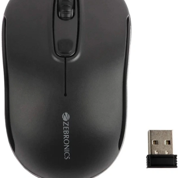 Zebronics Zeb -Dash Wireless Optical Mouse(Black) - Black