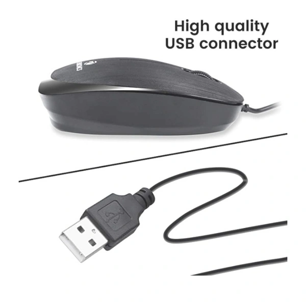 Zebronics Zeb Power Wired Mouse - BLACK