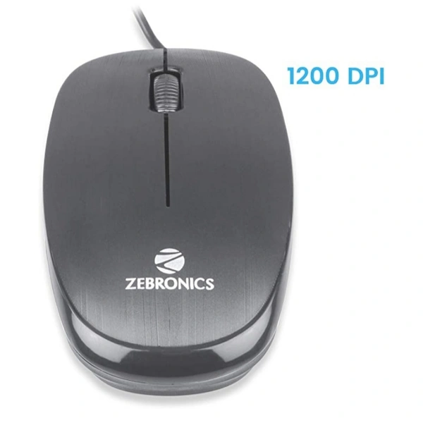 Zebronics Zeb Power Wired Mouse - BLACK