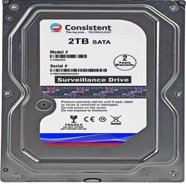 Rs-4300/-Hard Disk Consistent (HDD 2 TB)  - 2 TB
