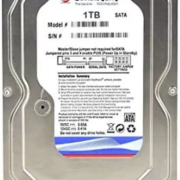 (HDD-1 TB) Hard Disk  - 1 Tb
