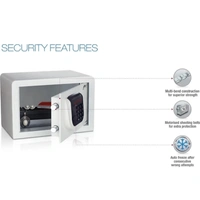DIGITAL LOCKER (Safe Godrej Digital Locker./With Pin Code Access) Safe Locker /Digital Key Lock - white, width-30//hight-20//Dept-20//weight-6.5kg.