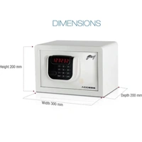 DIGITAL LOCKER (Safe Godrej Digital Locker./With Pin Code Access) Safe Locker /Digital Key Lock - white, width-30//hight-20//Dept-20//weight-6.5kg.