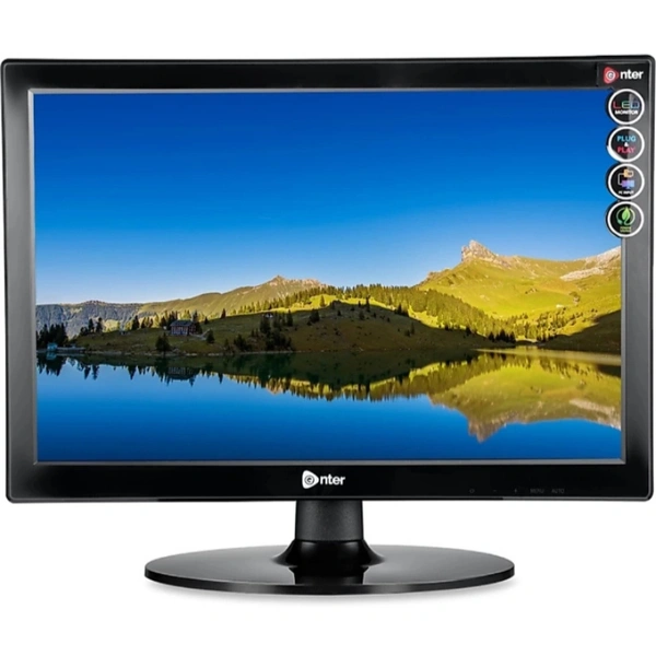 Enter 15.4 HD LED MONITOR (EM16HA) /Lcd/Led)  - Black, 15.4