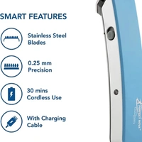 Perfect Nova Trimmer (Device For Man) PHNT-9046, Blue Runtime, 30 Min Trimmer For Man. FL - blue