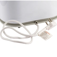 Toaster, (White gray) 1Year Warranty - Gray white