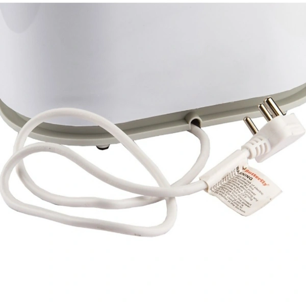 Toaster, (White gray) 1Year Warranty - Gray white