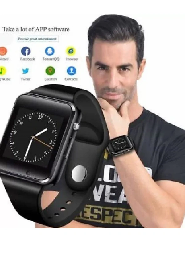Calling Smart Watch Best Quality  - Black, Free size
