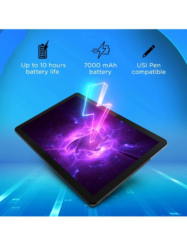 Lenovo Ideapad Duet Chromebook Tablet 25.65 cm (10.1 inch, 4 GB, 128 GB, Wi-Fi Only), Ice Blue, Iron Grey - gray, 10.1inch