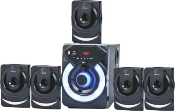 I Kall Ik888 60 W Bluetooth Home Theatre  (Black, 5.1 Channel) - BLACK