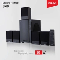 IMPEX BRIO Portable Home Theatre  (Black, 5.1 Channel - BLACK