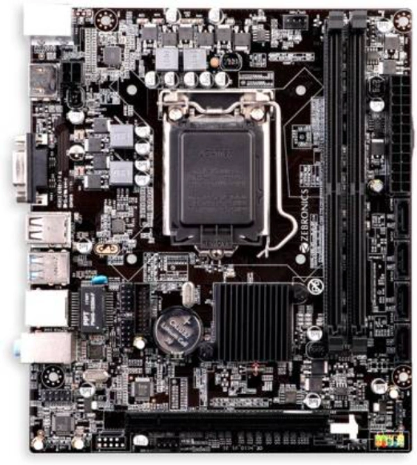 ZEBRONICS ZEB-G41 - D2 Motherboard - GREEN/COFEE