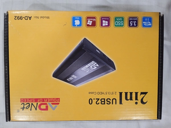 USB HDD Connecting ADAPTOR BOX - black