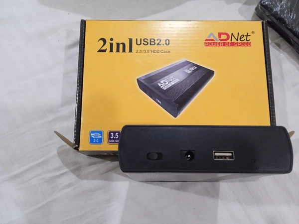 USB HDD Connecting ADAPTOR BOX - black