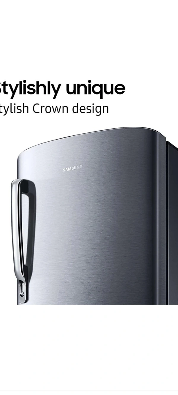 Samsung 192 L 2 Star Direct Cool Single Door Refrigerator - Grey Silver
