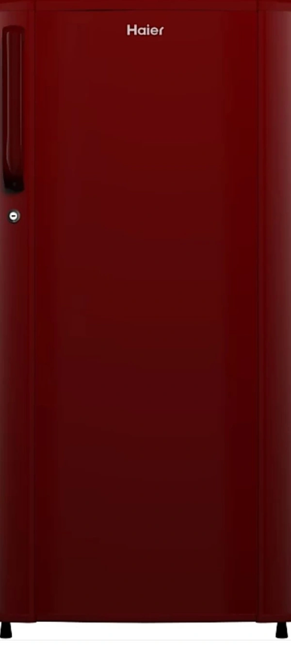 Haier 190 L 2 Star Direct-Cool Single Door Refrigerator - Burgundy Red