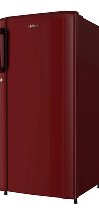 Haier 190 L 2 Star Direct-Cool Single Door Refrigerator - Burgundy Red