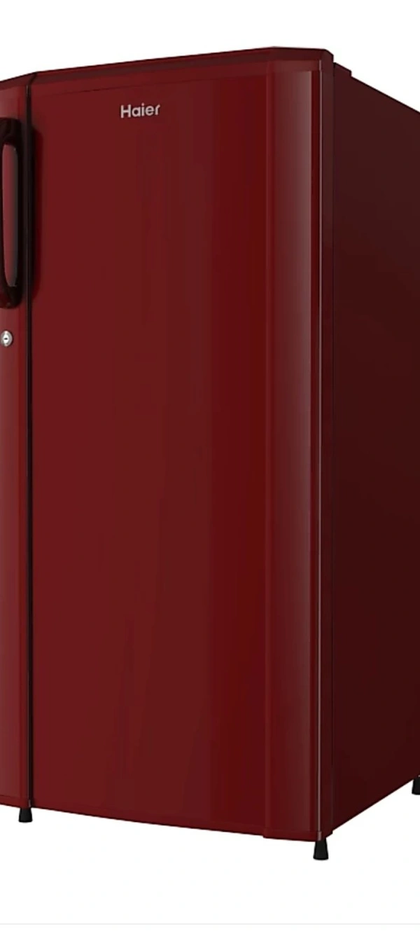 Haier 190 L 2 Star Direct-Cool Single Door Refrigerator - Burgundy Red