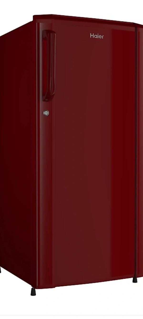 Haier 190 L 2 Star Direct-Cool Single Door Refrigerator - Burgundy Red