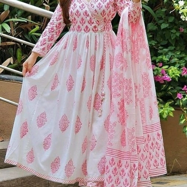 COTTON KURTI MULMUL Dupatta Plazzos - 31152247, S