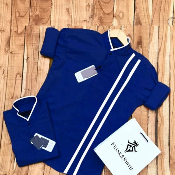 Classic Ravishing Men Shirts Blue - 14414969, M