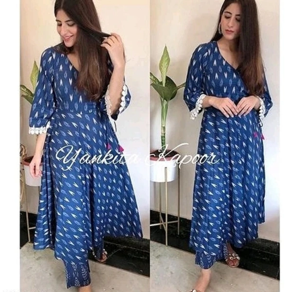 Rayon Printed Kurta Set - 15318439, XXL
