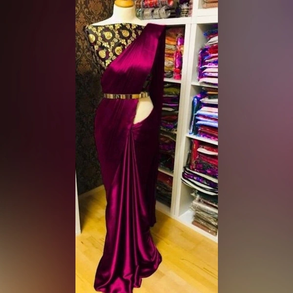 Jacquard Saree Red Color - 32315843, Free size